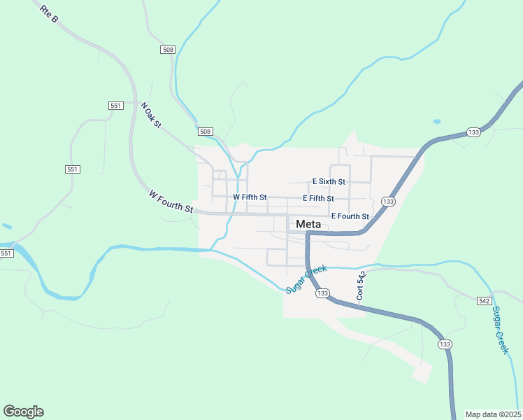 map of restaurants, bars, coffee shops, grocery stores, and more near 110 4th Street in Meta