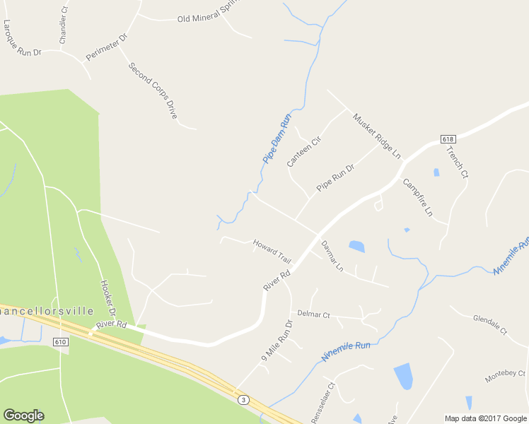 map of restaurants, bars, coffee shops, grocery stores, and more near 8308 Bayonet Point Court in Fredericksburg