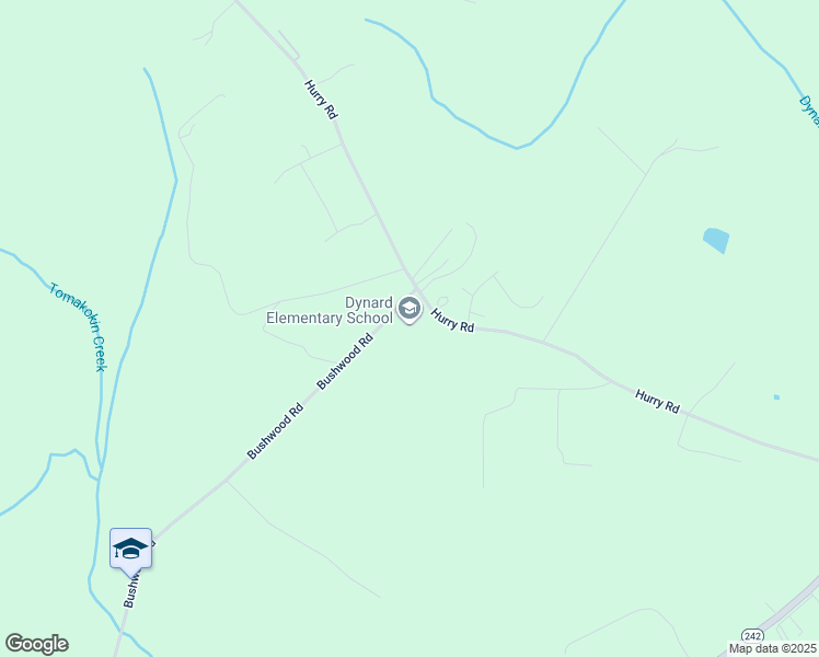 map of restaurants, bars, coffee shops, grocery stores, and more near 23510 Bushwood Road in Chaptico