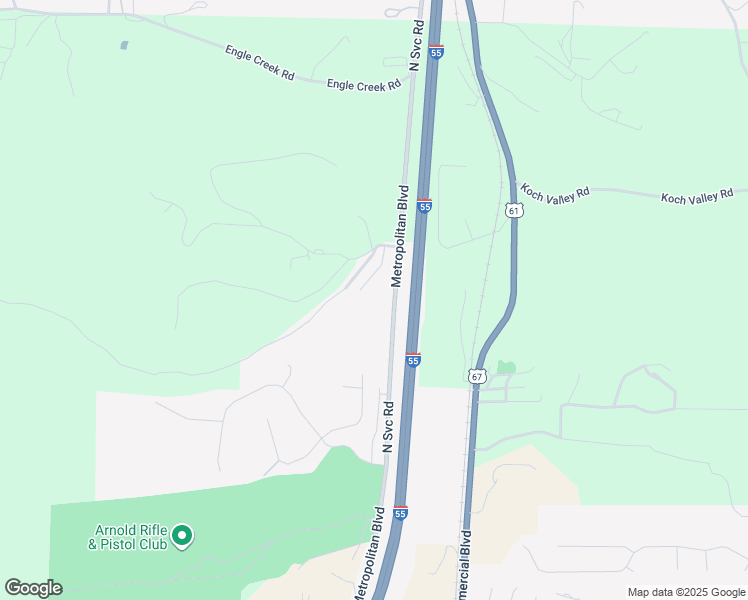 map of restaurants, bars, coffee shops, grocery stores, and more near 8081 Metropolitan Boulevard in Barnhart