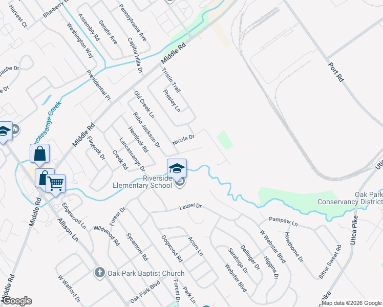 map of restaurants, bars, coffee shops, grocery stores, and more near 312 Reba Jackson Drive in Jeffersonville