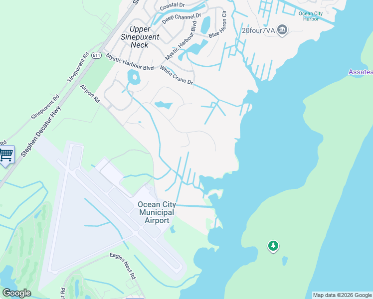 map of restaurants, bars, coffee shops, grocery stores, and more near 9605 Indian Trail in Berlin