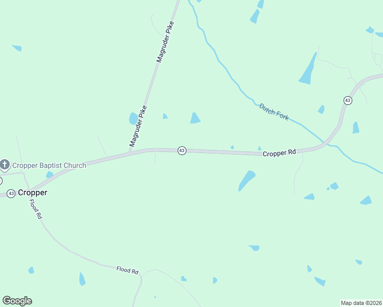 map of restaurants, bars, coffee shops, grocery stores, and more near 9585 State Highway 43 in Shelbyville