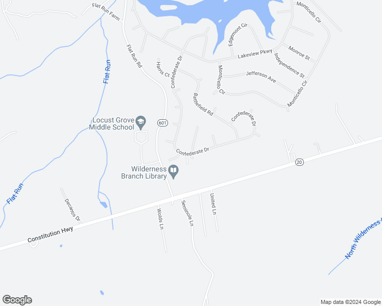 map of restaurants, bars, coffee shops, grocery stores, and more near 103 Butler Circle in Locust Grove