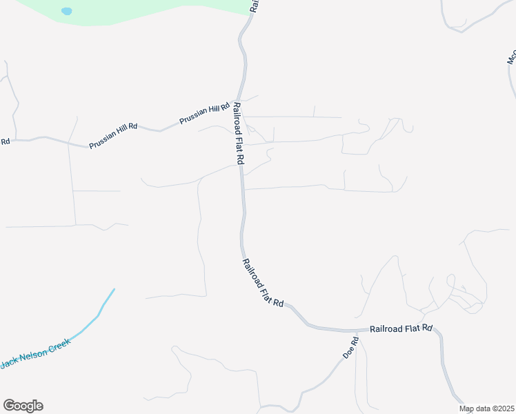 map of restaurants, bars, coffee shops, grocery stores, and more near 1167 Railroad Flat Road in Rail Road Flat