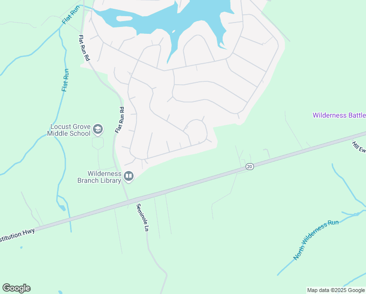 map of restaurants, bars, coffee shops, grocery stores, and more near 105 Hickory Court in Locust Grove