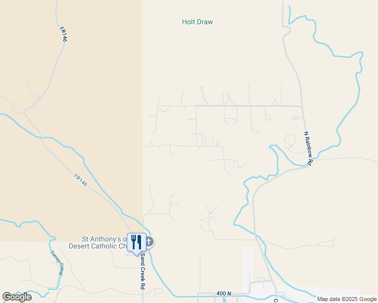 map of restaurants, bars, coffee shops, grocery stores, and more near 331 West 1000 North in Torrey