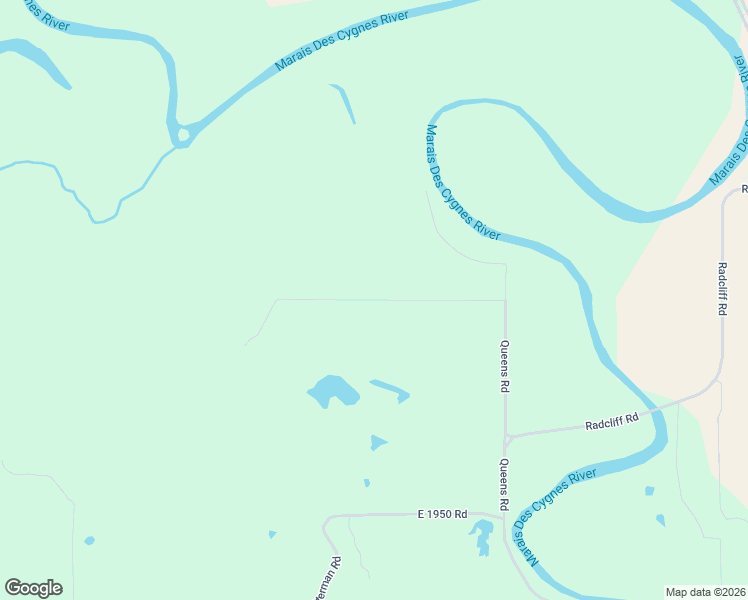 map of restaurants, bars, coffee shops, grocery stores, and more near 18194 East 2000th Road in LaCygne