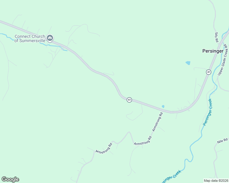 map of restaurants, bars, coffee shops, grocery stores, and more near 9726-9746 West Webster Road in Summersville