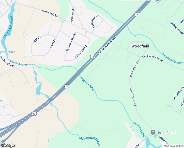 map of restaurants, bars, coffee shops, grocery stores, and more near 4511 Pheasant Drive in Salisbury