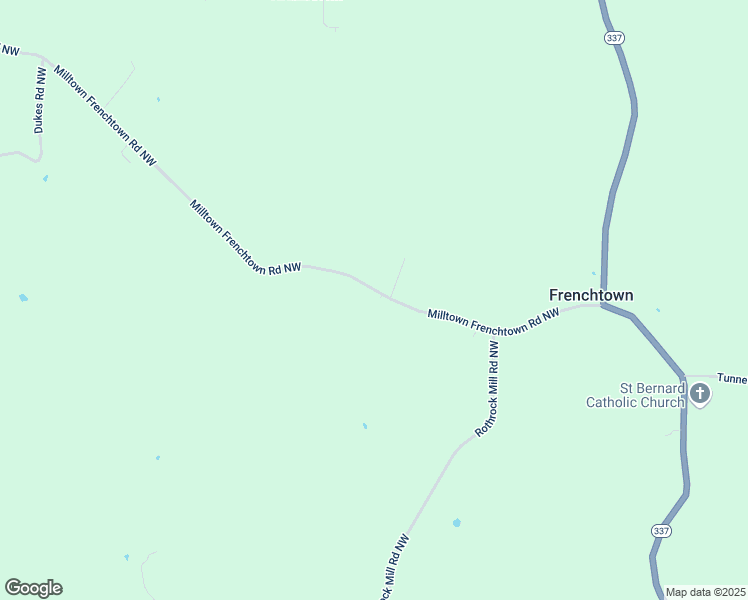 map of restaurants, bars, coffee shops, grocery stores, and more near 5515 Milltown Frenchtown Road Northwest in Depauw