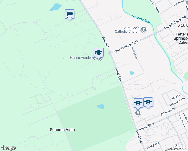 map of restaurants, bars, coffee shops, grocery stores, and more near 1219 Repetto Ranch Road in Sonoma