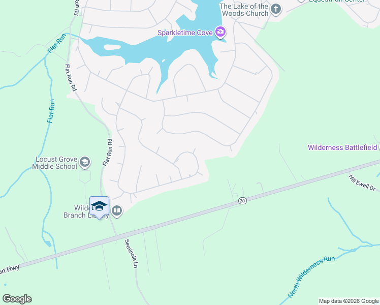 map of restaurants, bars, coffee shops, grocery stores, and more near 1307 Confederate Drive in Locust Grove