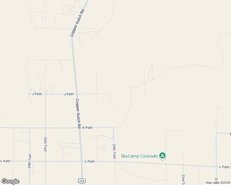 map of restaurants, bars, coffee shops, grocery stores, and more near 2485-2831 East Path in Cotopaxi