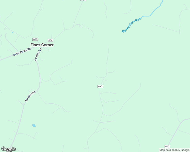 map of restaurants, bars, coffee shops, grocery stores, and more near 289 Sandy Ridge Road in Fredericksburg