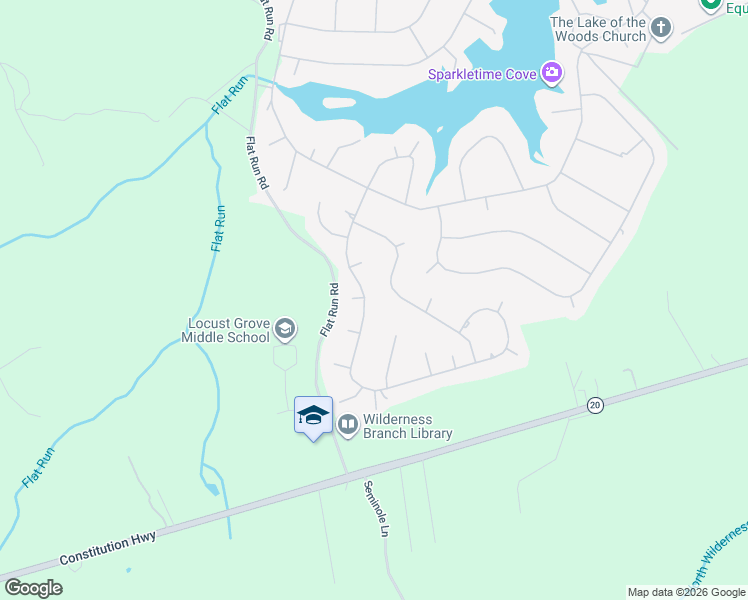 map of restaurants, bars, coffee shops, grocery stores, and more near 409 Confederate Drive in Locust Grove