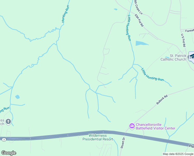 map of restaurants, bars, coffee shops, grocery stores, and more near 12205 Glen Oaks Drive in Fredericksburg