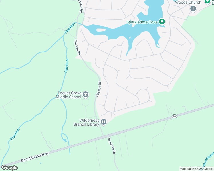 map of restaurants, bars, coffee shops, grocery stores, and more near 304 Confederate Drive in Locust Grove