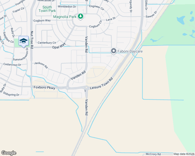 map of restaurants, bars, coffee shops, grocery stores, and more near 645 Shefford Drive in Vacaville