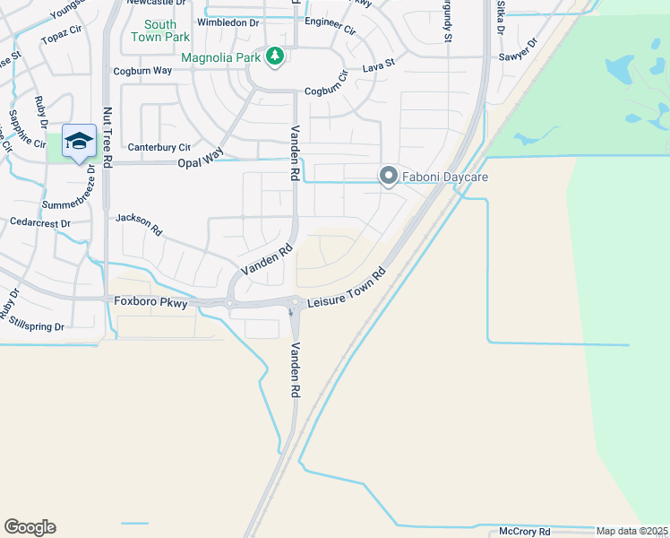 map of restaurants, bars, coffee shops, grocery stores, and more near 645 Shefford Drive in Vacaville