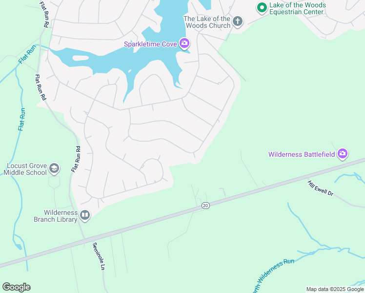 map of restaurants, bars, coffee shops, grocery stores, and more near 518 Monticello Circle in Locust Grove