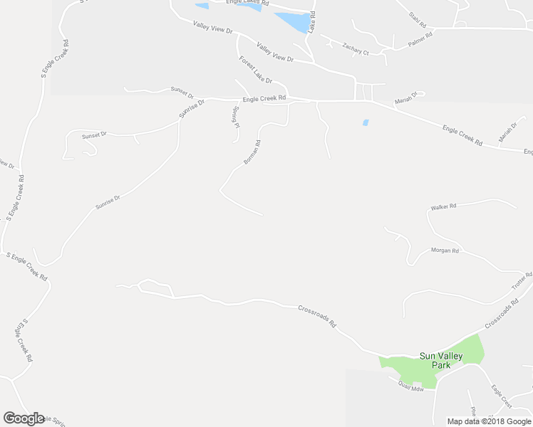 map of restaurants, bars, coffee shops, grocery stores, and more near 7900 Borman Road in Barnhart