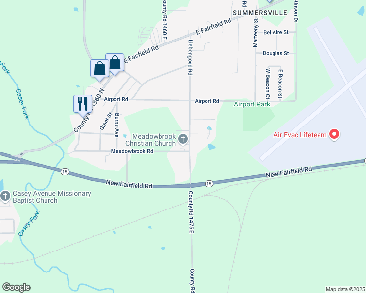 map of restaurants, bars, coffee shops, grocery stores, and more near 840 Meadowbrook Road in Mount Vernon