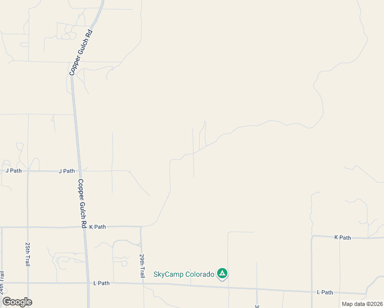 map of restaurants, bars, coffee shops, grocery stores, and more near 2485 East Path in Cotopaxi