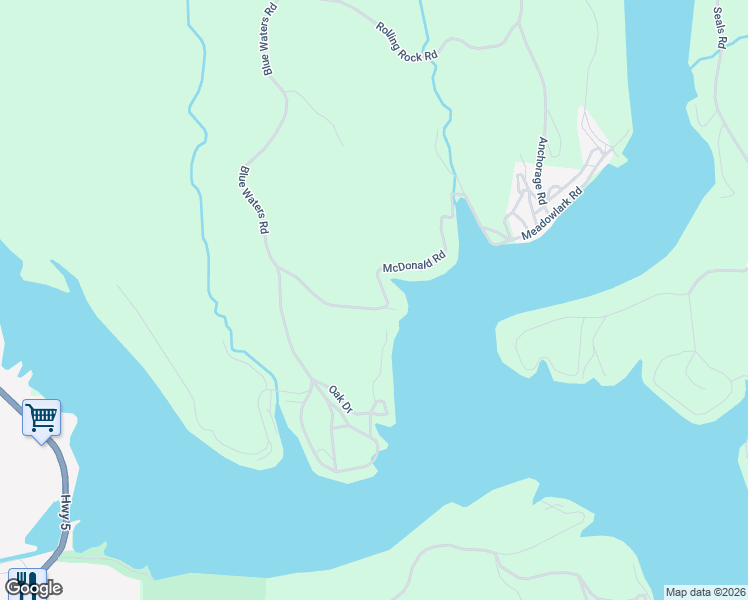 map of restaurants, bars, coffee shops, grocery stores, and more near 25132 McDonald Road in Versailles