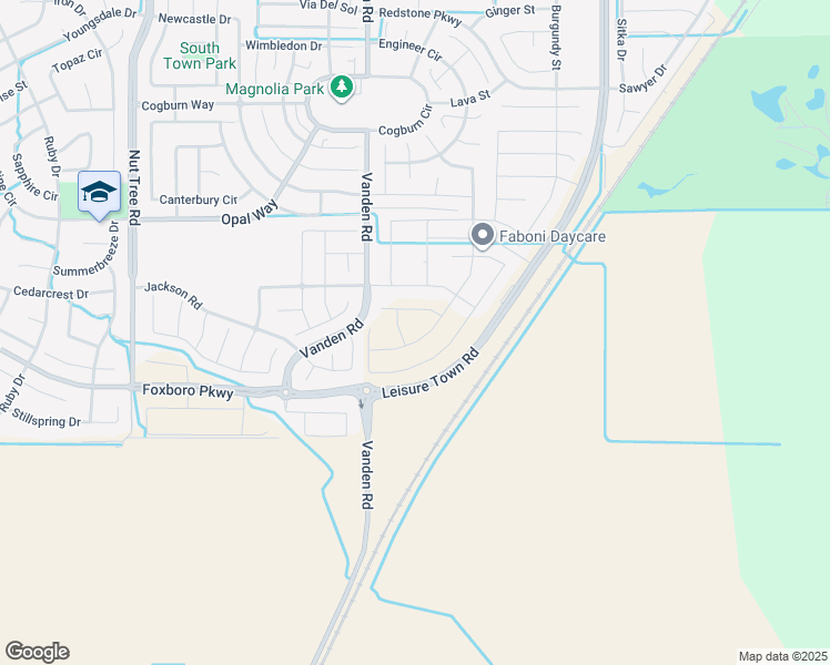 map of restaurants, bars, coffee shops, grocery stores, and more near 626 Shefford Drive in Vacaville