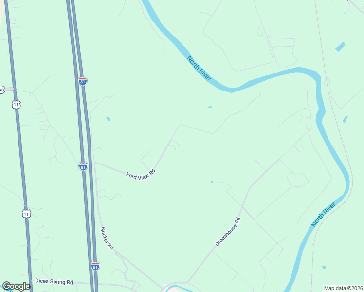 map of restaurants, bars, coffee shops, grocery stores, and more near 7823 Ford View Road in Weyers Cave