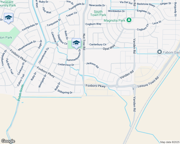 map of restaurants, bars, coffee shops, grocery stores, and more near 1000 Capitola Court in Vacaville