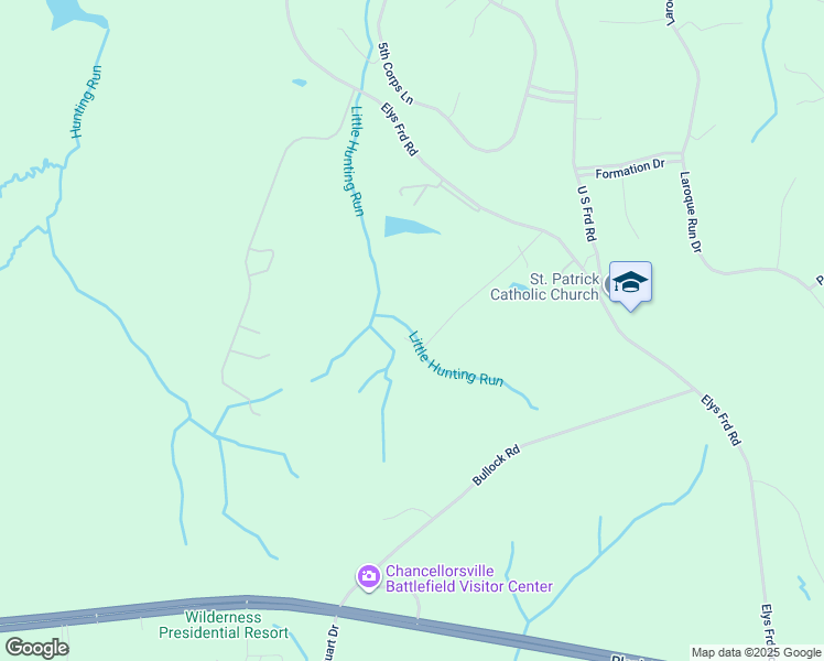 map of restaurants, bars, coffee shops, grocery stores, and more near 13200 Scotten Drive in Fredericksburg