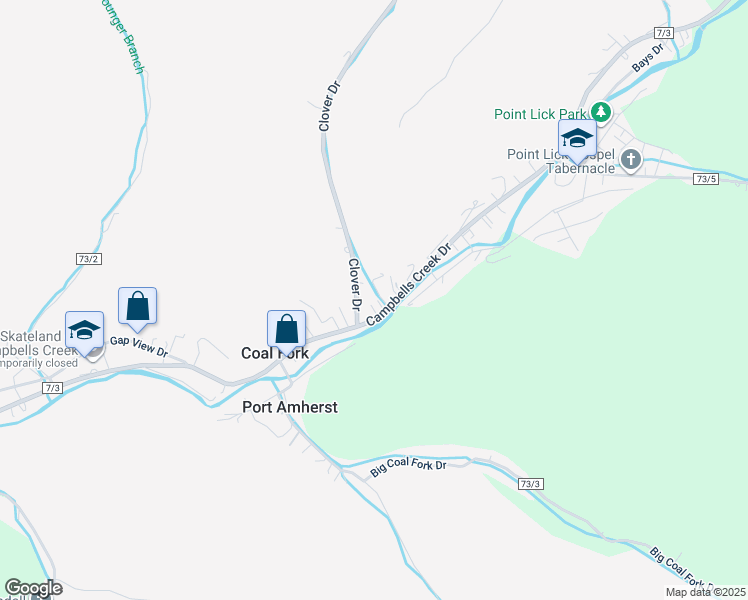 map of restaurants, bars, coffee shops, grocery stores, and more near 565 Campbells Creek Dr in Charleston