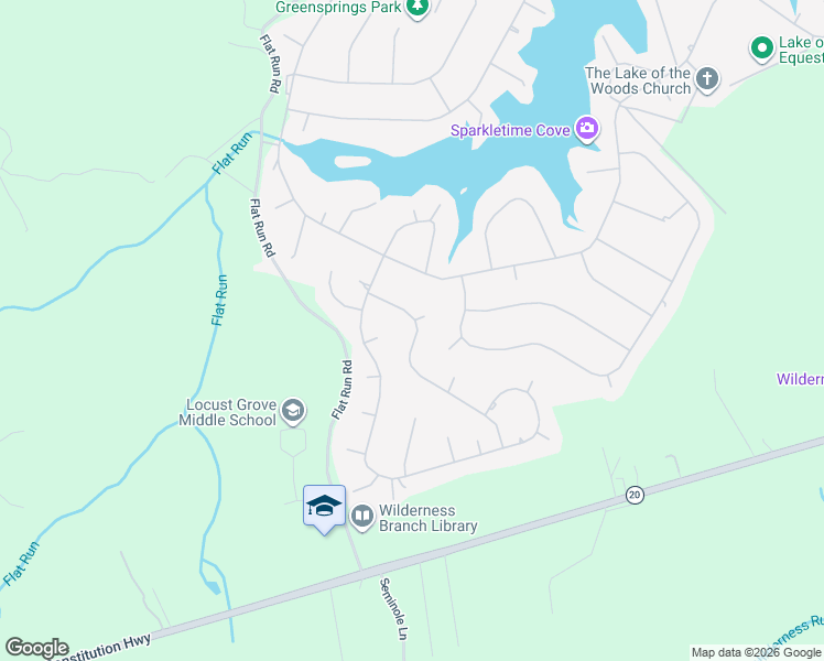 map of restaurants, bars, coffee shops, grocery stores, and more near 218 Battlefield Road in Locust Grove