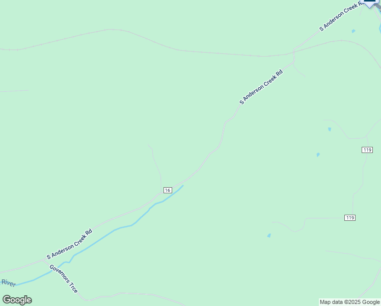 map of restaurants, bars, coffee shops, grocery stores, and more near 1093 South Anderson Creek Road in Eckerty