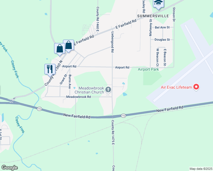 map of restaurants, bars, coffee shops, grocery stores, and more near 840 Meadowbrook Road in Mount Vernon