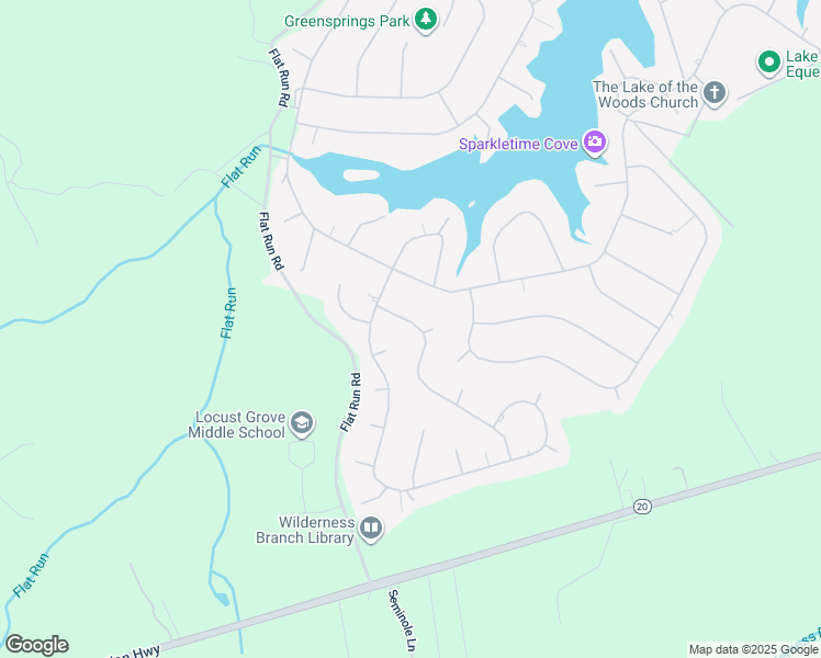 map of restaurants, bars, coffee shops, grocery stores, and more near 200 Battlefield Road in Locust Grove