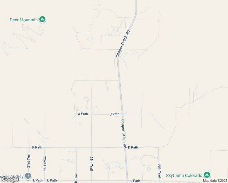 map of restaurants, bars, coffee shops, grocery stores, and more near 2101-2299 Copper Gulch Road in Cotopaxi