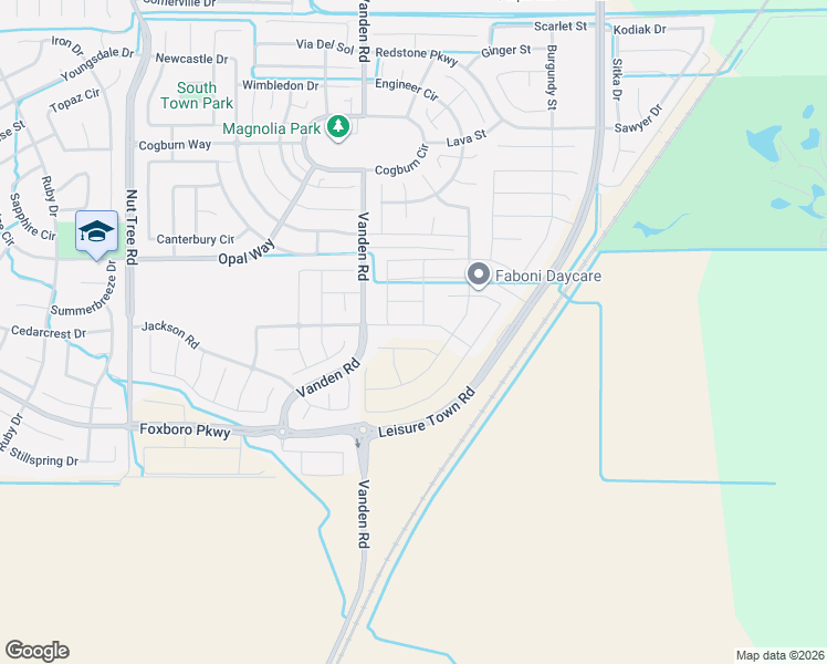 map of restaurants, bars, coffee shops, grocery stores, and more near 855 Helmsley Drive in Vacaville