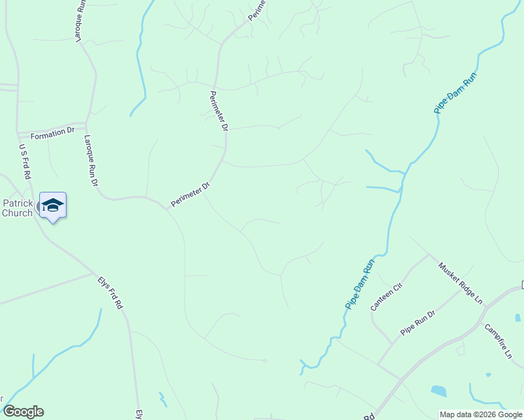 map of restaurants, bars, coffee shops, grocery stores, and more near 13103 Fourth Brigade Court in Fredericksburg