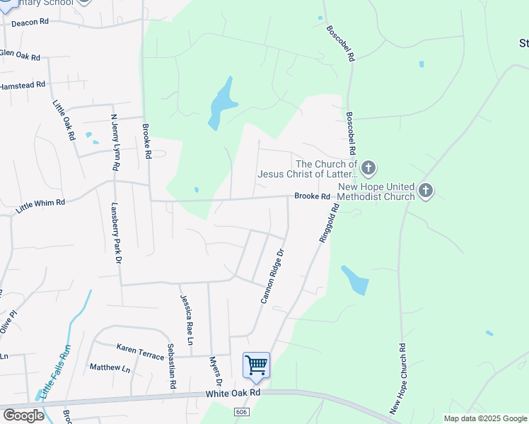 map of restaurants, bars, coffee shops, grocery stores, and more near 29 Sunset Ridge Lane in Fredericksburg