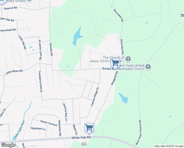 map of restaurants, bars, coffee shops, grocery stores, and more near 29 Sunset Ridge Lane in Fredericksburg