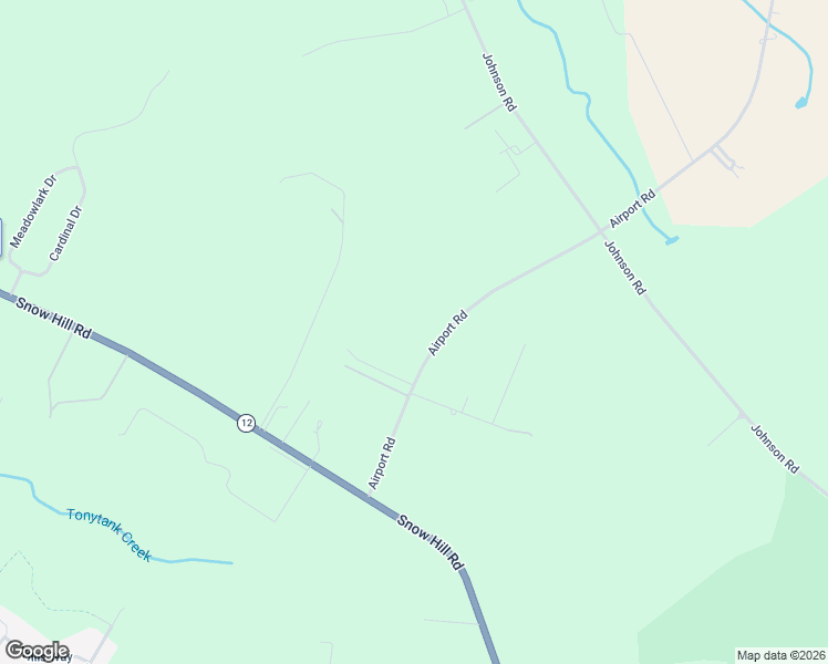 map of restaurants, bars, coffee shops, grocery stores, and more near 4644 Airport Road in Salisbury