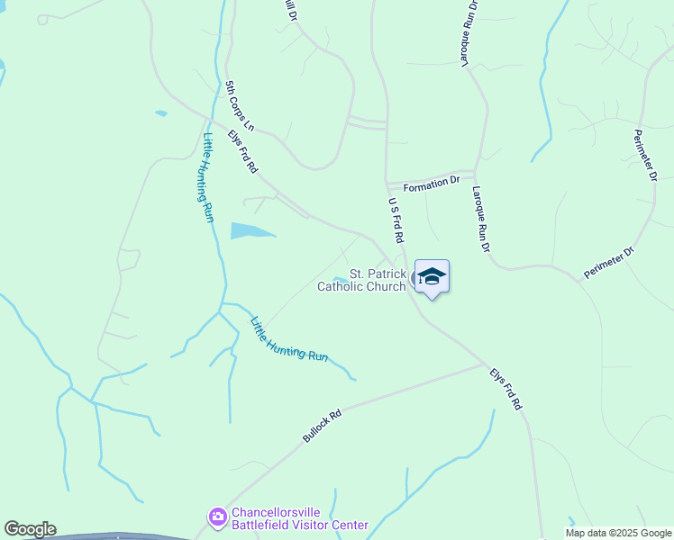 map of restaurants, bars, coffee shops, grocery stores, and more near 13245 Scotten Drive in Fredericksburg