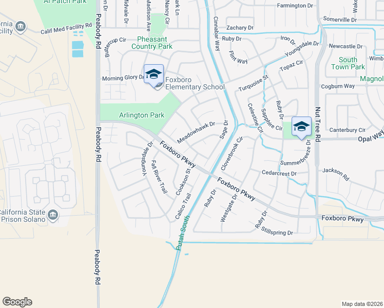 map of restaurants, bars, coffee shops, grocery stores, and more near 818 Charter Way in Vacaville