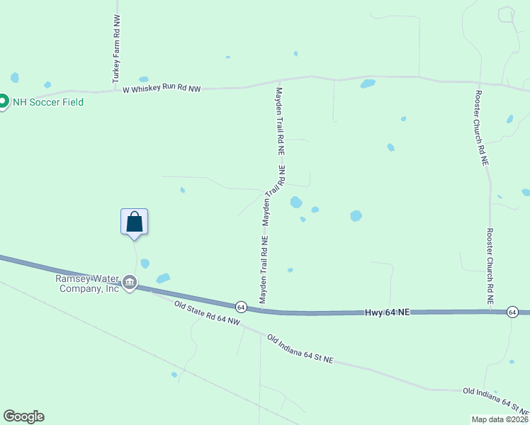 map of restaurants, bars, coffee shops, grocery stores, and more near 8000-8332 Mayden Trail Road Northeast in New Salisbury