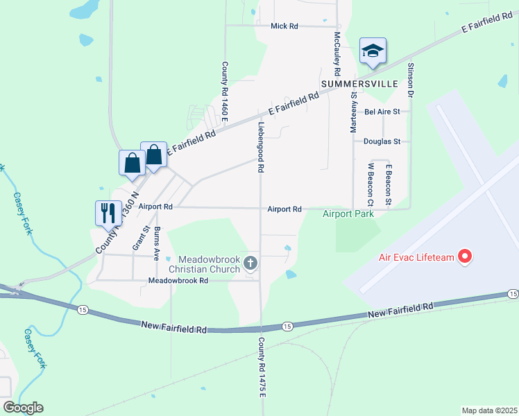 map of restaurants, bars, coffee shops, grocery stores, and more near 898 Airport Rd in Mt Vernon