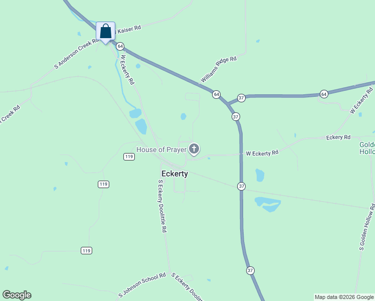 map of restaurants, bars, coffee shops, grocery stores, and more near 1017 Main Street in Eckerty