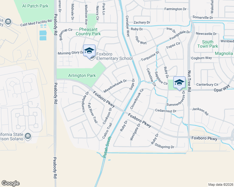 map of restaurants, bars, coffee shops, grocery stores, and more near 818 Charter Way in Vacaville